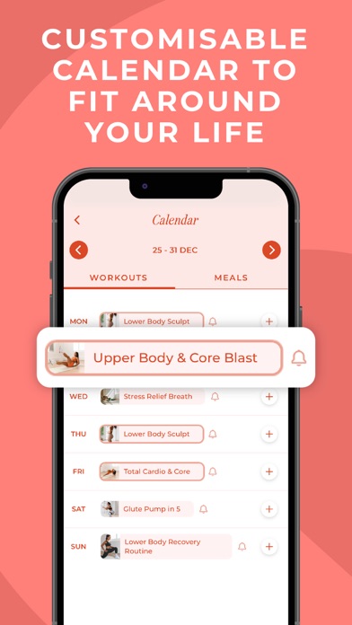 WeGLOW: Home Workout for Women screenshot 9