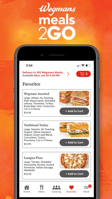 Wegmans Meals 2GO screenshot 1