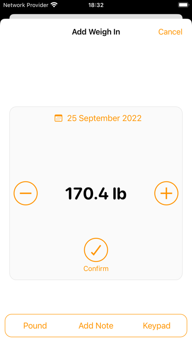 Weigh In: Weight Tracker screenshot 6