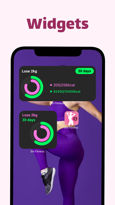 Weight Loss & Fitness in 5 min screenshot 1