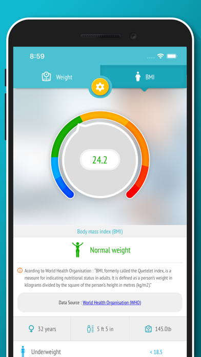Weight loss tracker - BMI screenshot 4