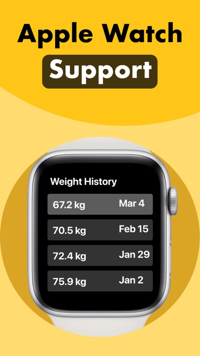 Weight Tracker & BMI - WTrack screenshot 4
