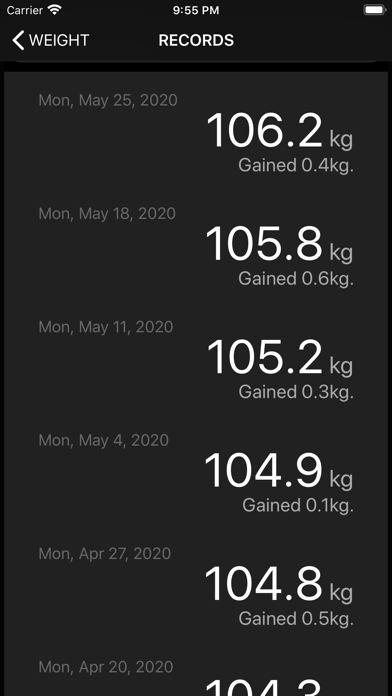 Weight. screenshot 3