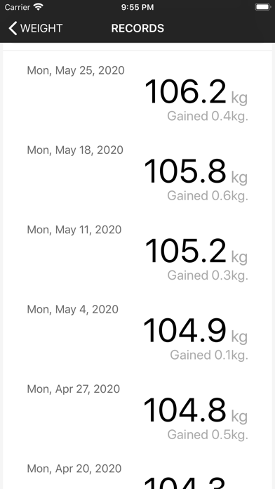 Weight. screenshot 4