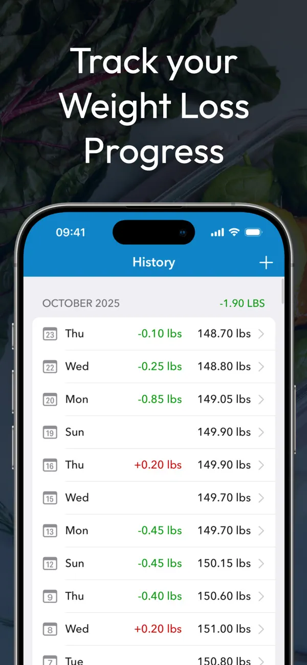 WeightDrop Weight Loss Tracker screenshot 3