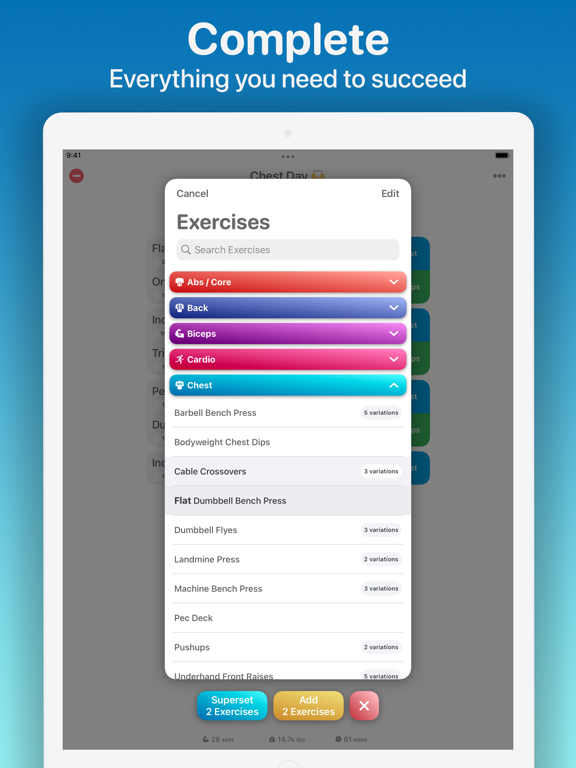 Weightlifting App screenshot 2