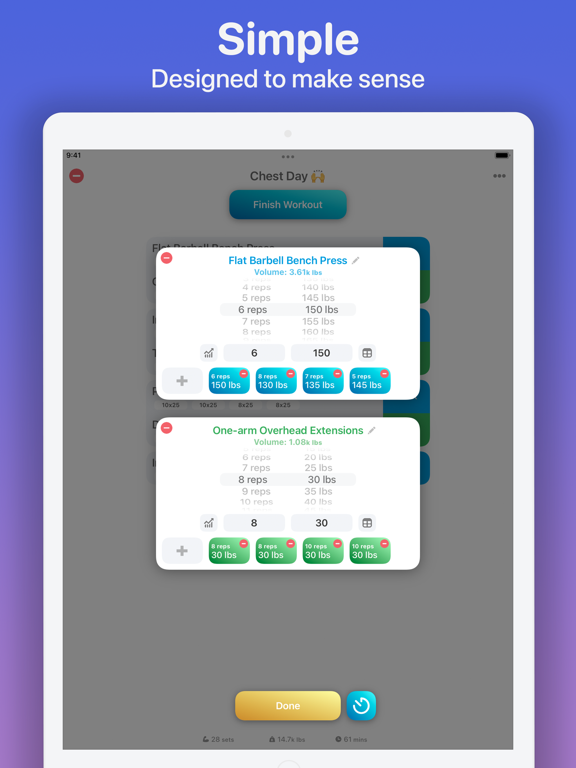 Weightlifting App screenshot 3