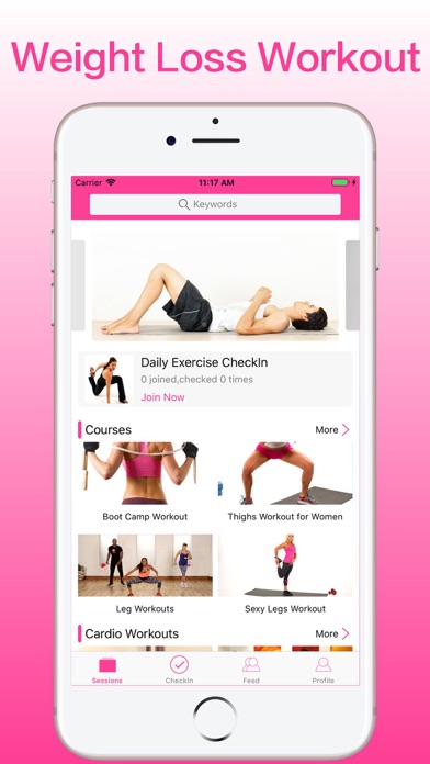WeightLoss Workout-HomeFitness screenshot 1