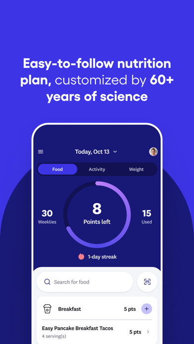 WeightWatchers Program screenshot 1