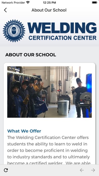 Welding Certification Center screenshot 2