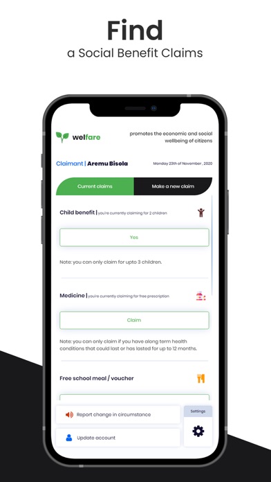 Welfare - Apply for Benefits screenshot 2