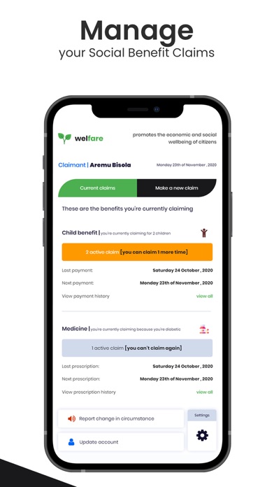 Welfare - Apply for Benefits screenshot 1