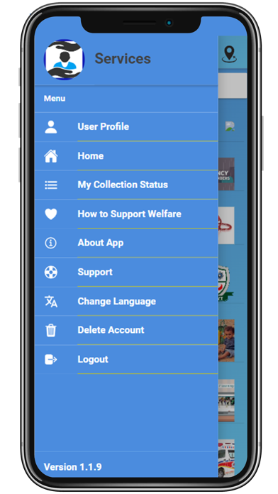 WELFARE Apps screenshot 1