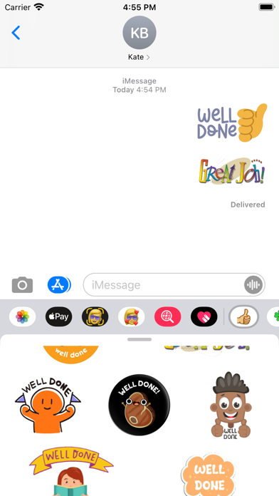 Well Done Stickers screenshot 2