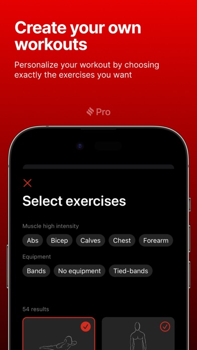 Weller: Gain Muscle with Bands screenshot 2