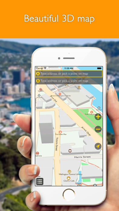 Wellington offline map with public transport route planner for my journey screenshot 3