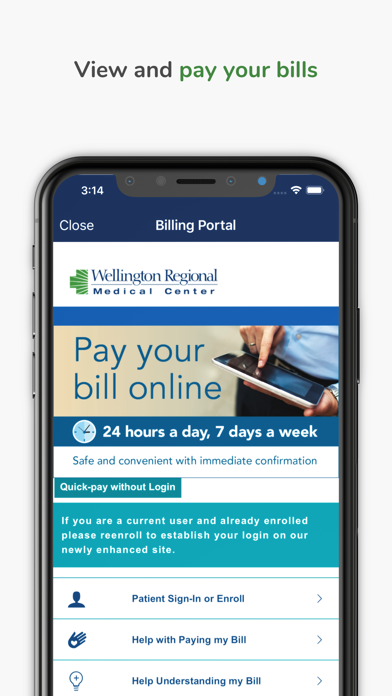 Wellington Regional Medical screenshot 5