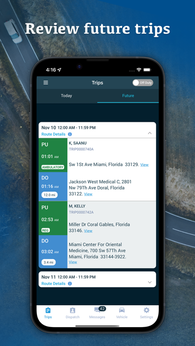 WellRyde Driver screenshot 4