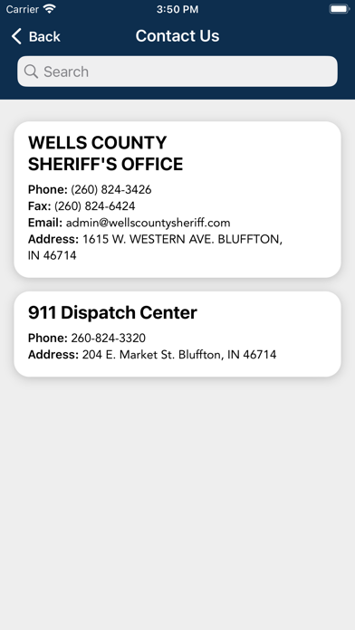 Wells County Sheriff IN screenshot 1