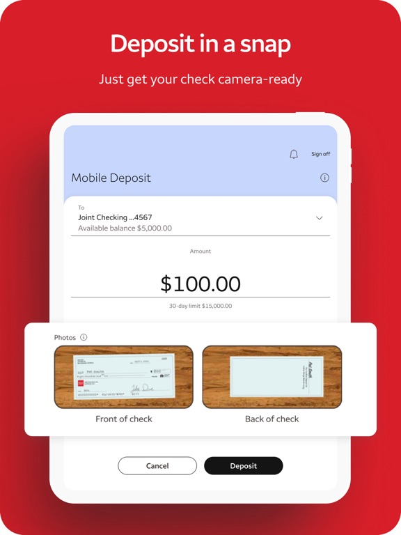 Wells Fargo Mobile® screenshot 1