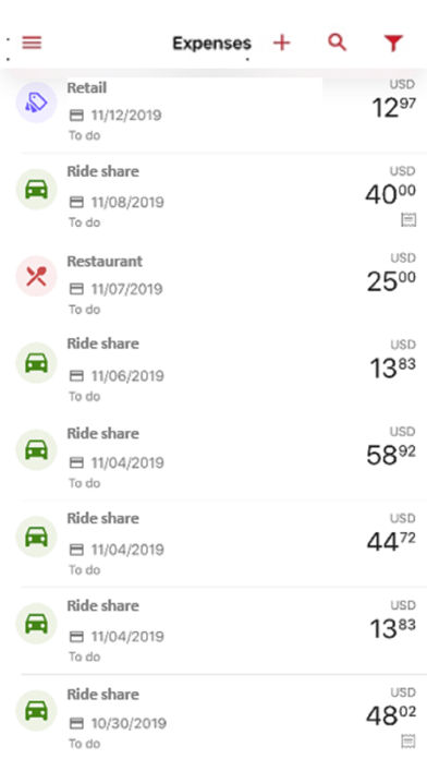 WellsOne Expense Manager screenshot 2
