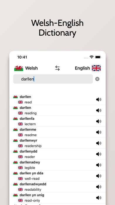 Welsh-English Dictionary screenshot 2