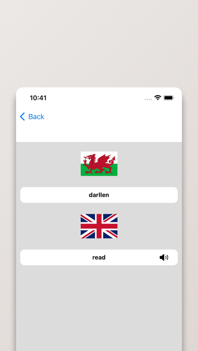 Welsh-English Dictionary screenshot 1