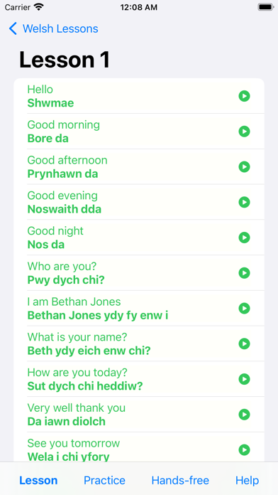 Welsh Lessons screenshot 5
