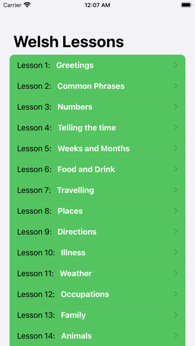 Welsh Lessons screenshot 6