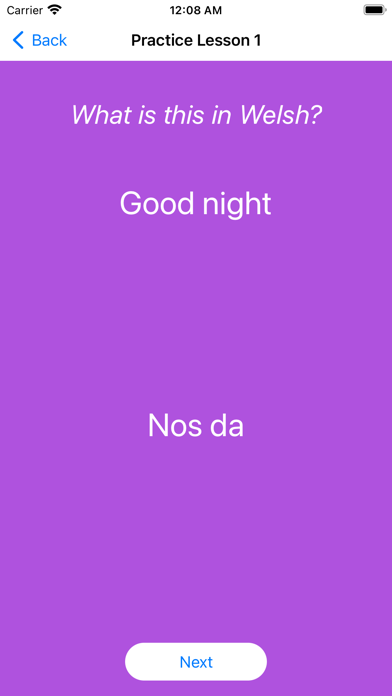 Welsh Lessons screenshot 2