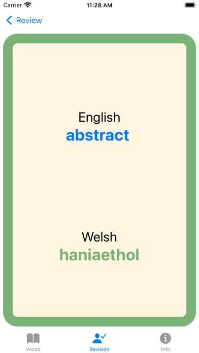 Welsh Vocab screenshot 4