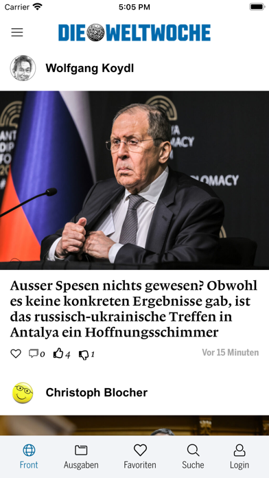Weltwoche Schweiz screenshot 4