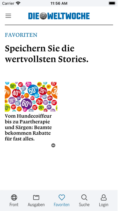 Weltwoche Schweiz screenshot 1