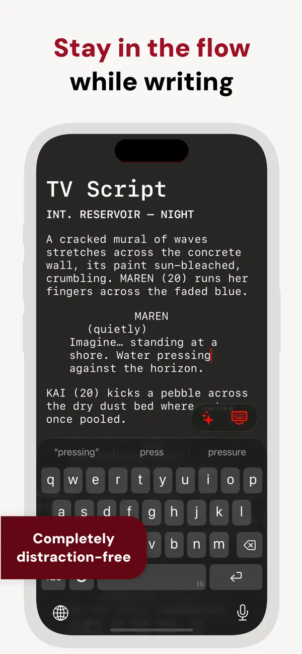 Werdsmith: Writing App screenshot 1