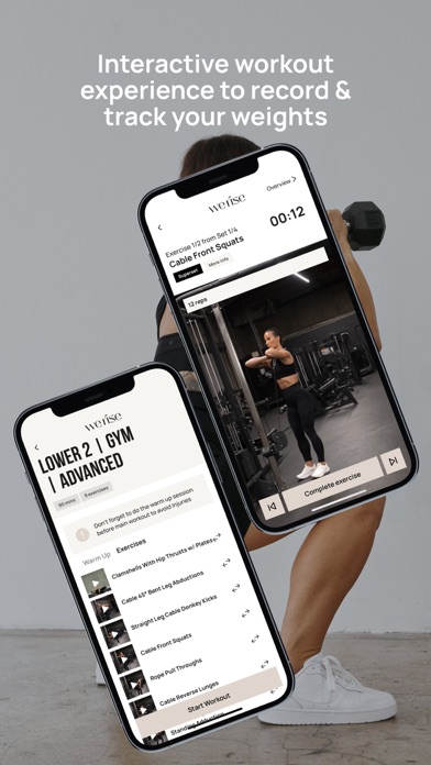 WeRise App screenshot 2