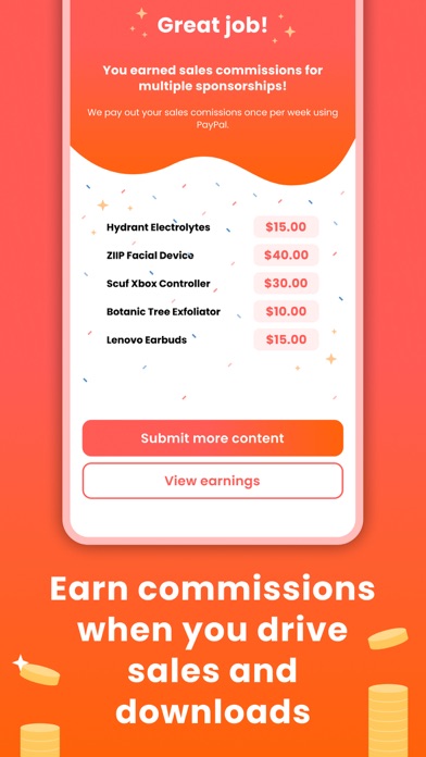 weSponsored Influencer App screenshot 2