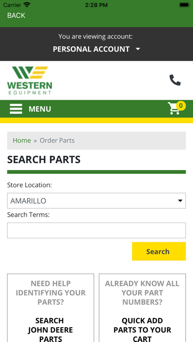 Western Equipment Portal screenshot 3