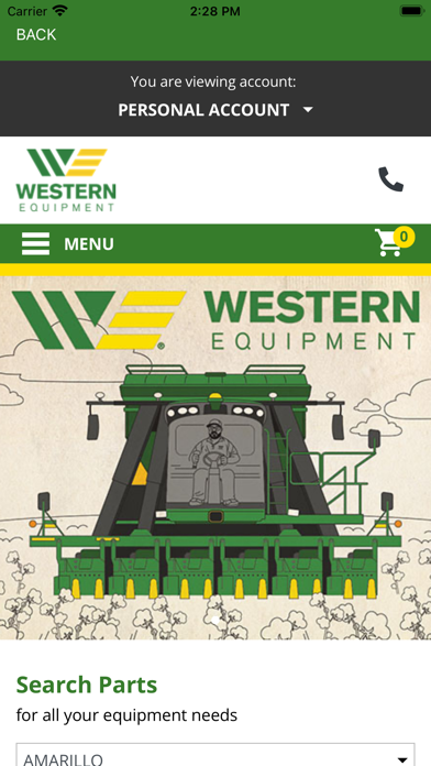 Western Equipment Portal screenshot 2