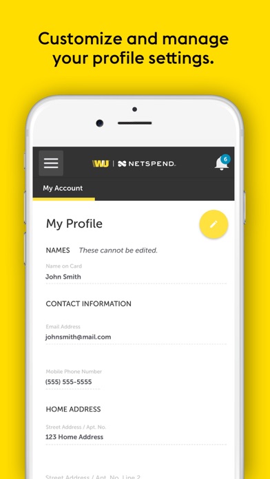 Western Union Netspend Prepaid screenshot 1