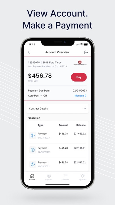 Westlake MyAccount screenshot 3