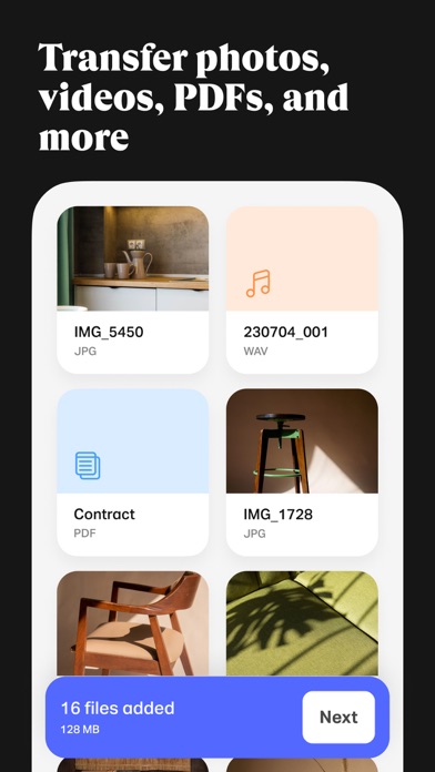 WeTransfer: Transfer Files screenshot 3