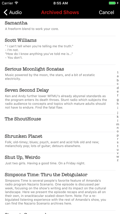 WFMU Radio screenshot 3