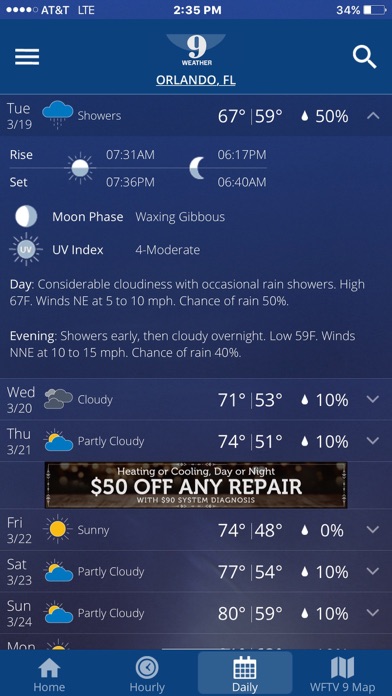 WFTV Channel 9 Weather screenshot 4