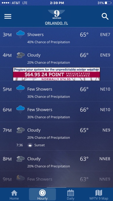 WFTV Channel 9 Weather screenshot 3
