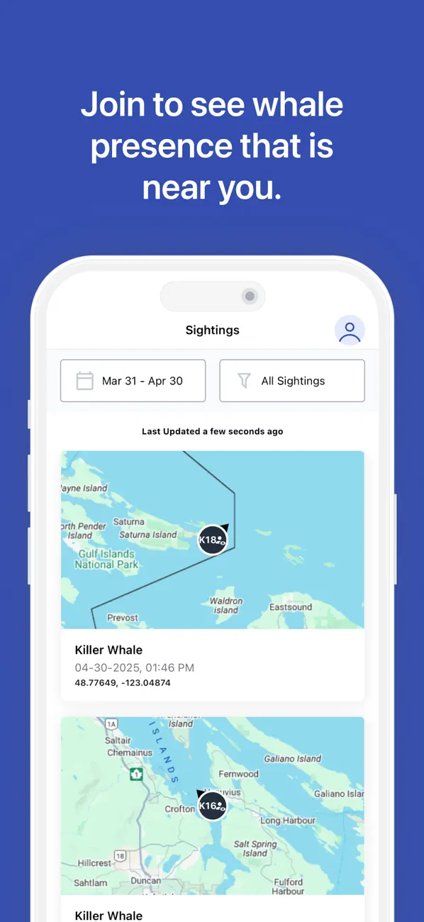 Whale Report screenshot 2
