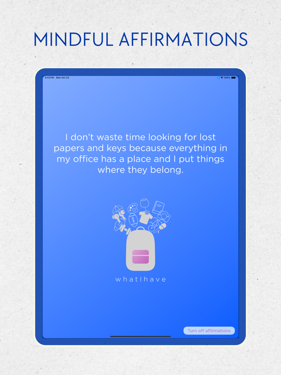 whatIhave: Organize items screenshot 1