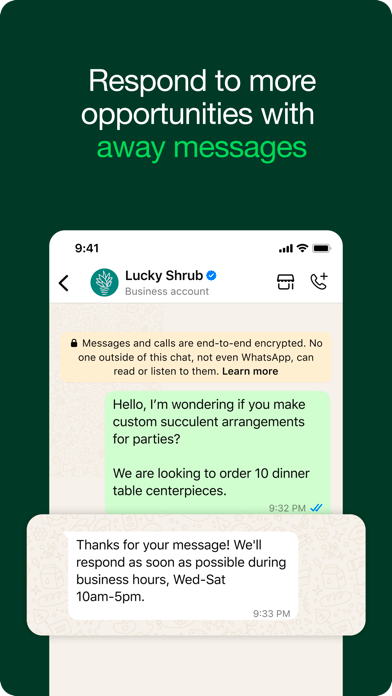 WhatsApp Business screenshot 5