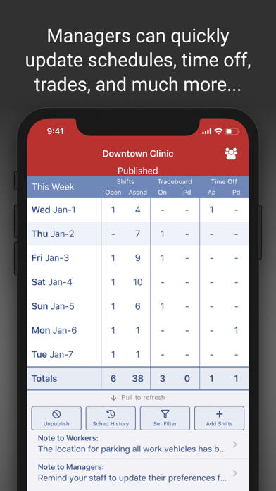 WhenToWork Employee Scheduling screenshot 2