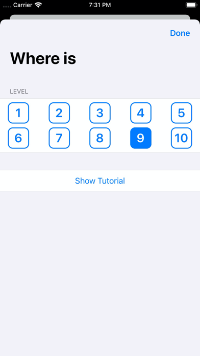 Where is — Shulte Table screenshot 1