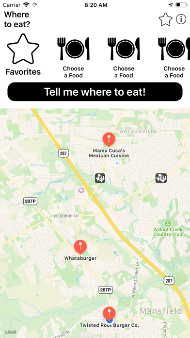 Where to eat? screenshot 2
